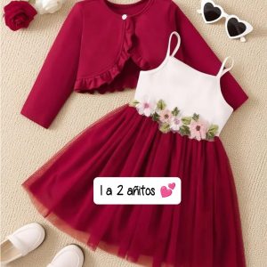 Vestido Rojo 1 a 2 años