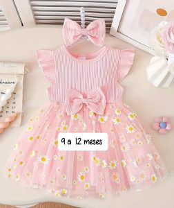 Vestido Rosado a 12 m