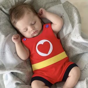 Disfraz de Plim Plim para Bebé – Conjunto Rojo con Corazón