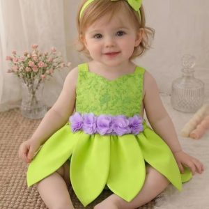 Disfraz de Campanita Tinker Bell para Bebé Niña – Vestido Verde