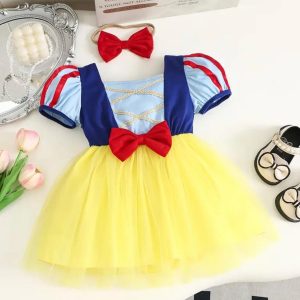 Vestido de Princesa Blancanieves para Bebé Niña – Disfraz Infantil