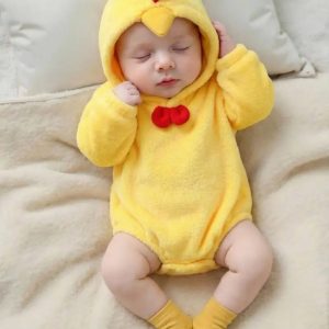 Disfraz de Pollito Amarillo para Bebé con Capucha