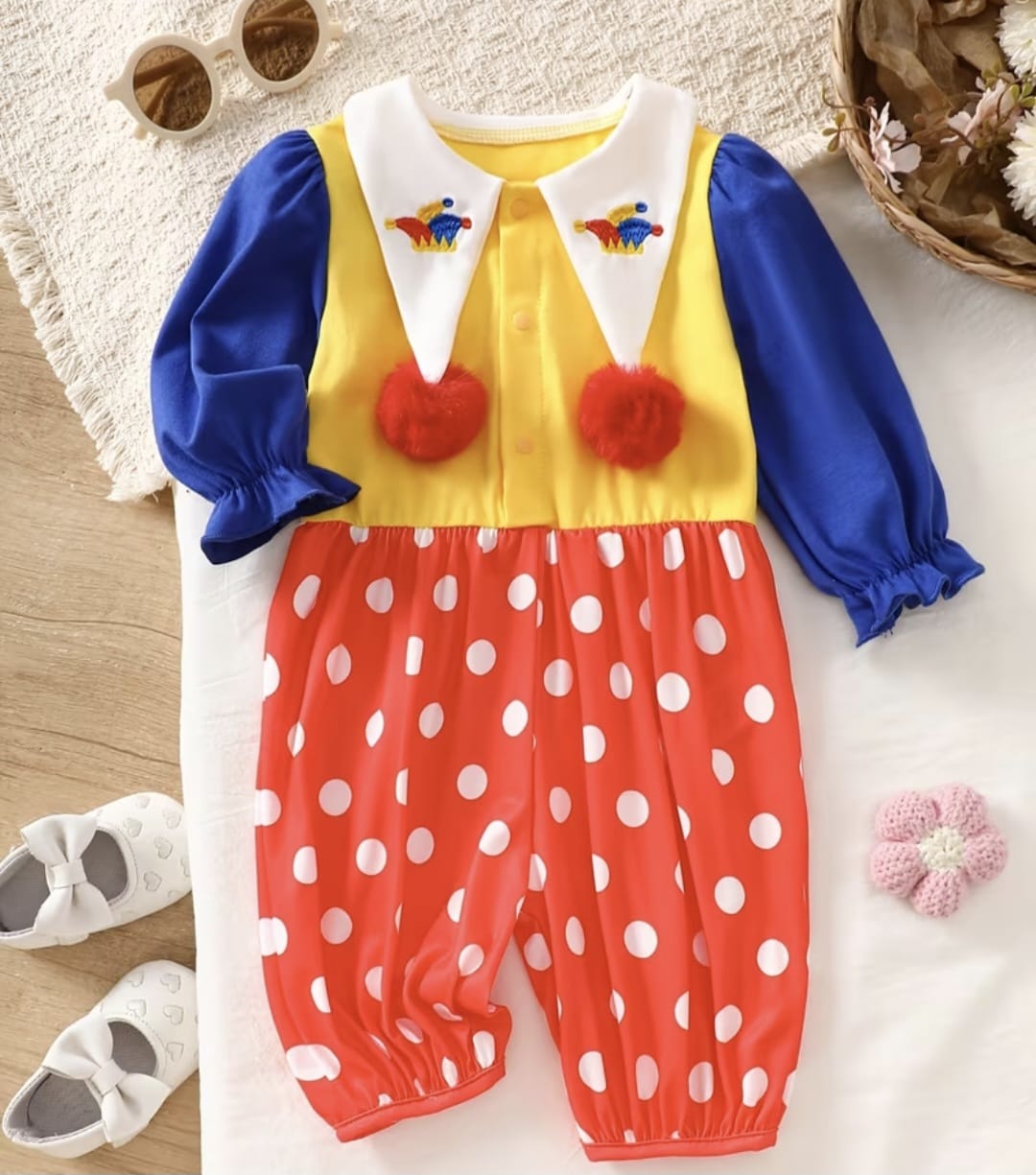 Disfraz de Payasito para Bebé – Traje Infantil de Colores